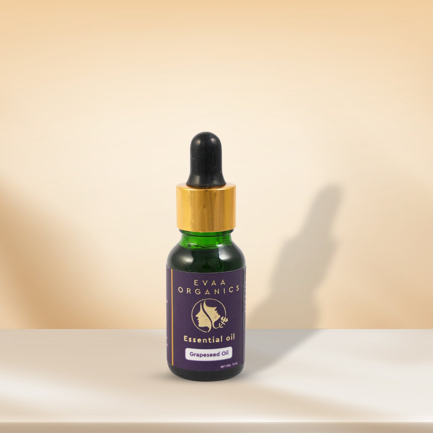 100% Pure Cold-Pressed Grapeseed Oil for Skin by Evaa Organics