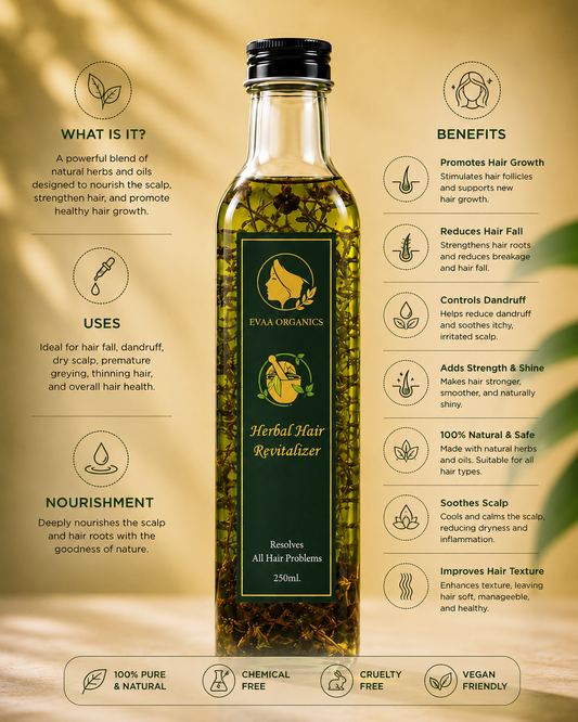 Herbal Hair Vitalizer Nourishing Hair Oil for Daily Hair Care