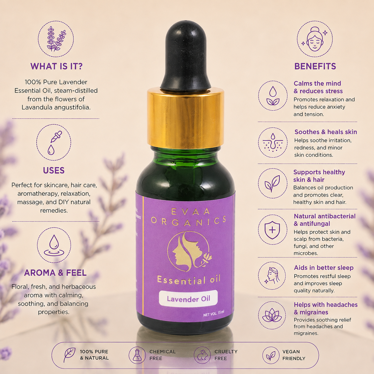 Lavender Essential Oil for Face