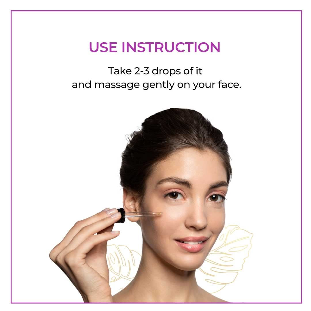 Lavender oil for face application on clean skin